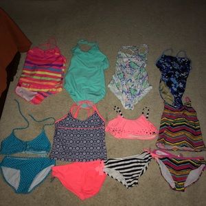 Eight swimsuits in Great condition!!